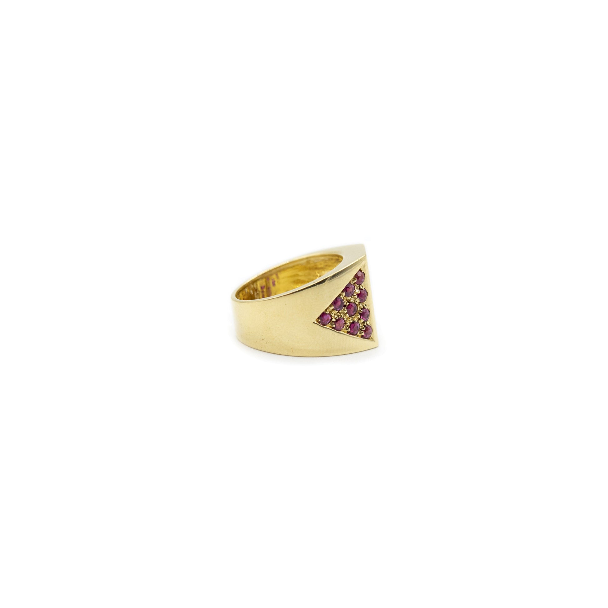 Vintage Gold Diamond Ring from 18ct Yellow Gold for Women| Elettra | Vintage Jewelry | Lil Milan