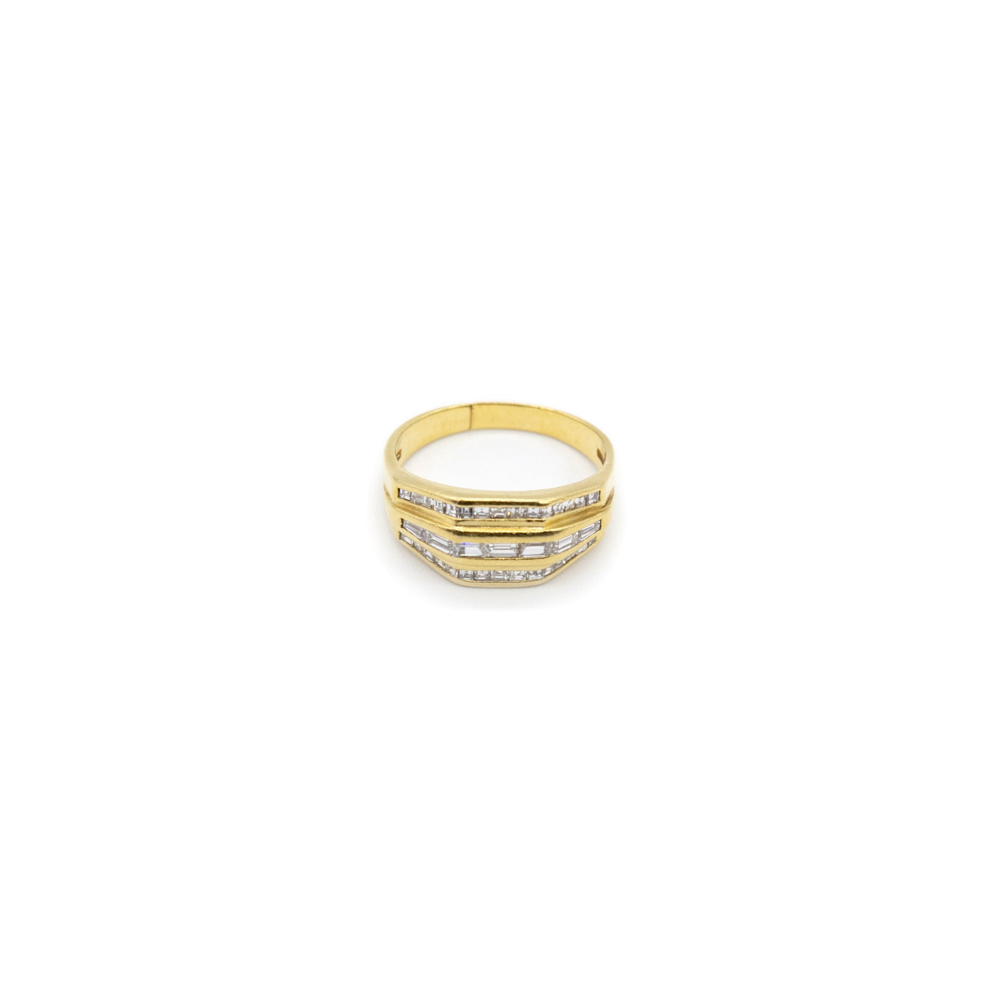 Vintage 18ct Gold Diamonds Ring For Women | Futura |Vintage Jewelry | Lil Milan