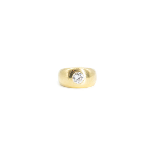 Vintage Solitaire Diamond Ring For Women from 18ct Solid Yellow Gold | Luce | Vintage Jewelry | Lil Milan