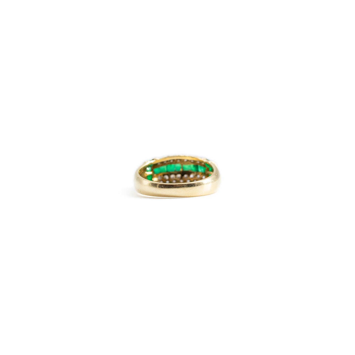 Vintage Emerald & Diamond Ring For Women in Solid Gold | Verde | Vintage Jewelry | Lil Milan