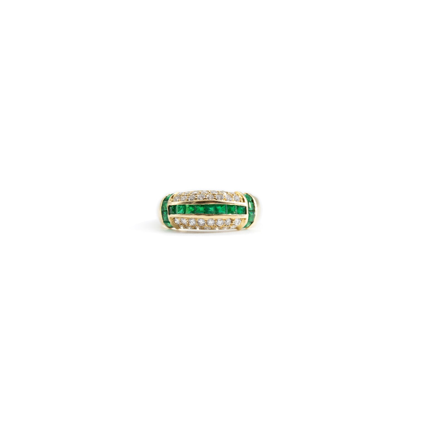Vintage Emerald & Diamond Ring For Women in Solid Gold | Verde | Vintage Jewelry | Lil Milan
